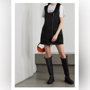 Ganni Black Mini Dress